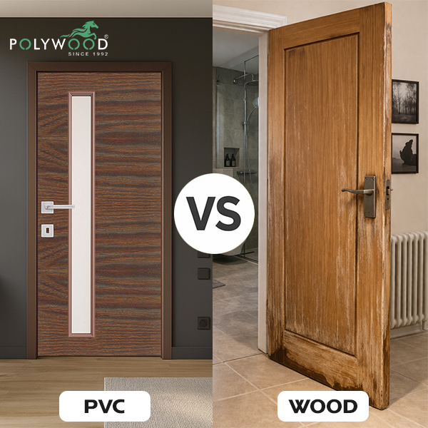 Which Door Is Best for Bathrooms? PVC vs Wood Explained
