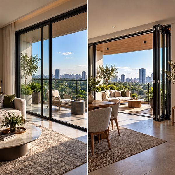 Sliding vs Folding Doors: Is a PVC Folding Door Better for Balconies and Compact Spaces?
